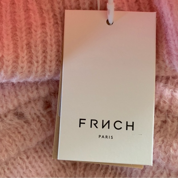 FRNCH NATEA SWEATER Turtleneck Cable Knit New With Tags Soft Comfy Feminine - Picture 11 of 16